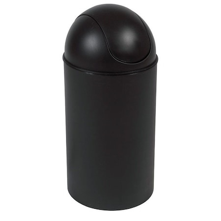 Umbra Umbra Grand 10 gal Black Plastic Swing-Top Trash Can 086711-040